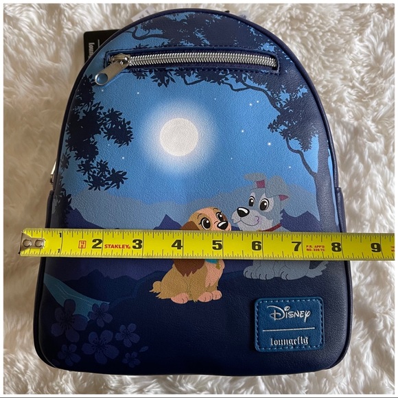Loungefly Disney Lady And The Tramp Moonlight Stroll Mini Backpack - Picture 7 of 8